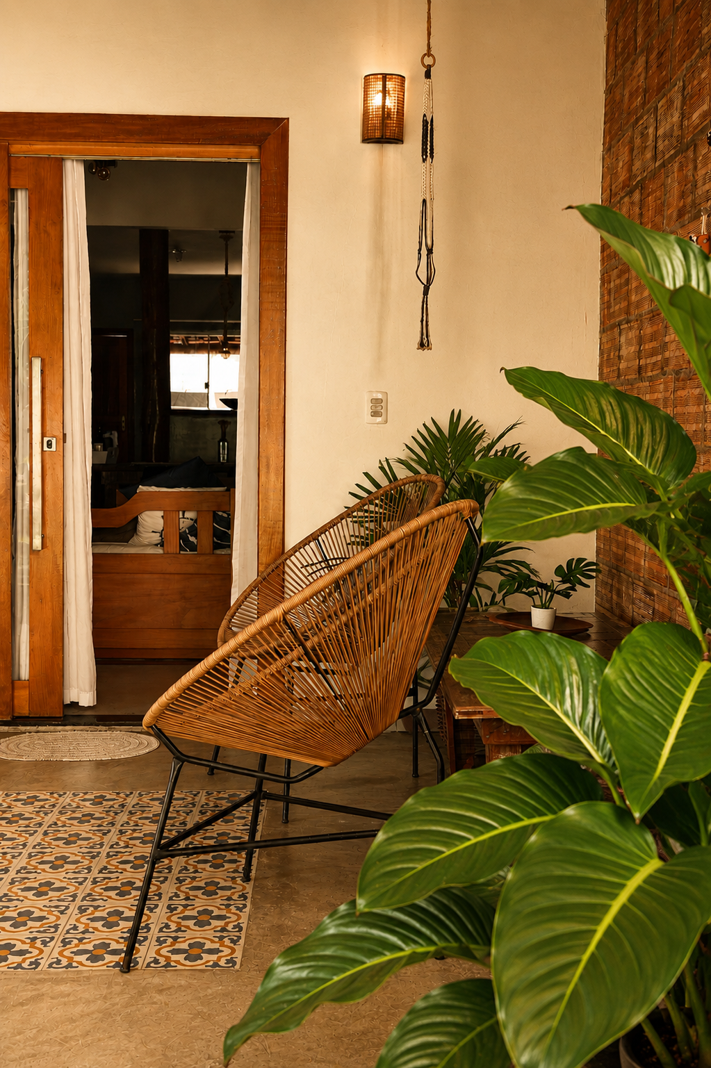 Sala de estar da Casa Soul de Cumuru